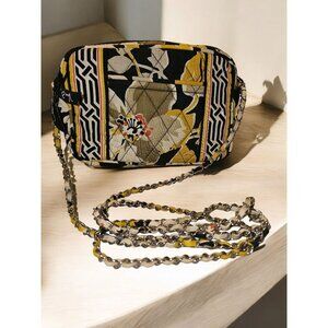 Vera Bradley Quilted Crossbody Bag With Chain Strap in Dogwood Pattern - nwt